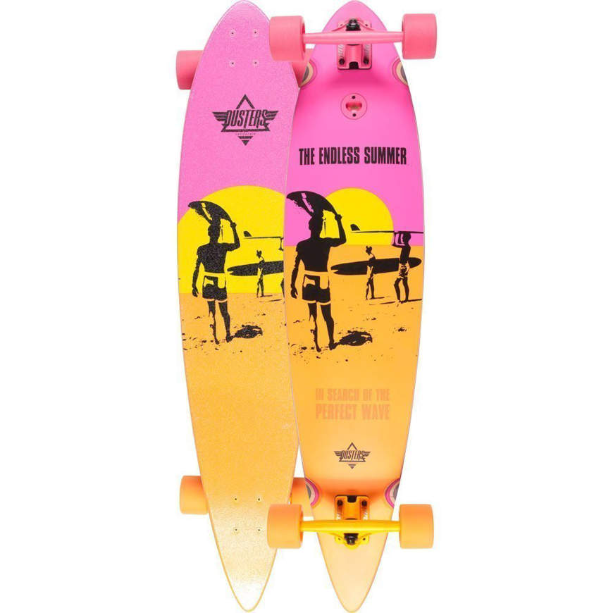 Picture of Dusters Endless Summer 42" (107cm) Longboard  yellow orange pink