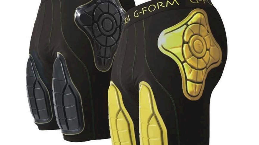 G-Form Compression Shorts Black Yellow