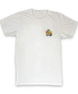 CHANNEL ISLANDS Water Color Hex Tee White