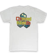 Picture of CHANNEL ISLANDS Water Color Hex Tee White