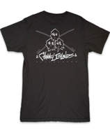 Picture of CHANNEL ISLANDS Packman Hex Tee Black