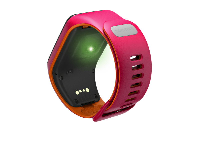 TomTom Watch Runner 3 Cardio + Music GPS Running red green dark pink orange Impact shop action