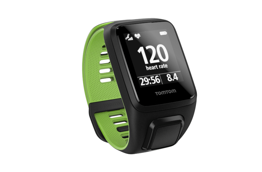 TomTom Orologio Runner 3 Cardio GPS Running Nero/Verde