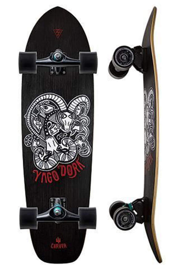 Carver Skateboard 33.75” The Skinny Goat - Yago Dora Pro Model with CX