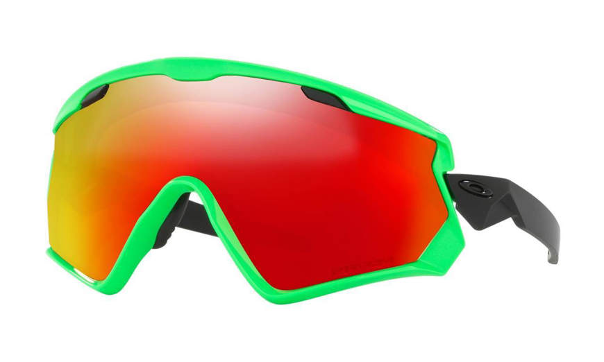 OAKLEY Occhiali Snowboard Wind Jacket™ 2.0 PRIZM™ 80's green Prizm Snow Torch Iridium