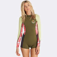 BILLABONG Muta 2/2 SURF CAPSULE FEVER LONG SLEEVE SPRINGSUIT Multi