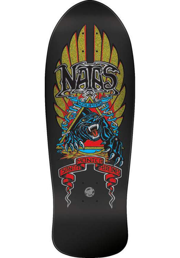 Santa Cruz Reissue Natas Panther Candy Metallic Black 10.5” x 30.14” Decks