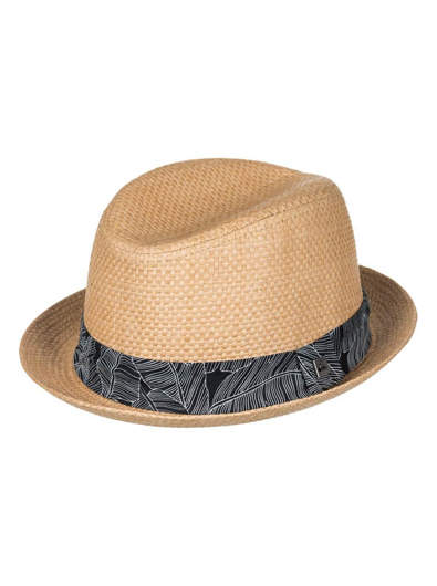 QUICKSILVER Schralpsten - Fedora di paglia TOBACCO BROWN