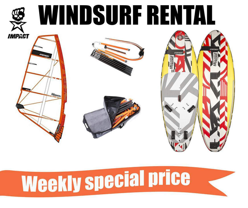 RRD PACK COMPACT FREERIDE (Vela +Rig) + TAVOLA GONFIABILE AIRWINDSURF