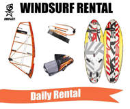 Noleggio giornaliero attrezzatura Windsurf