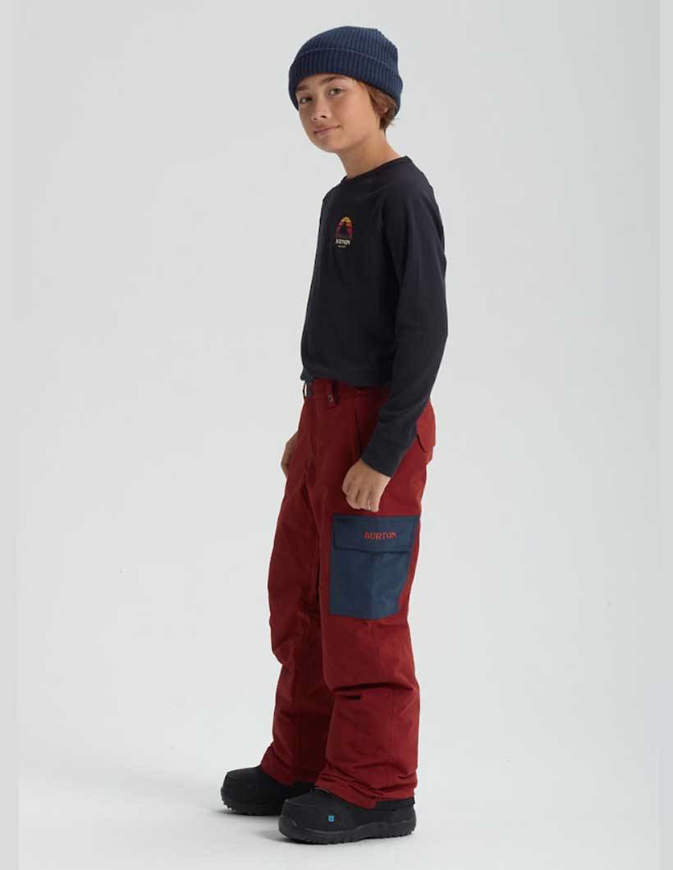 BURTON Exile Cargo Pantaloni Snowboard Ragazzo Sparrow / Mood Indigo