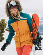 Picture of Burton  Women's Lelah Jacket Snowboard 2019 Adobe / Squashed