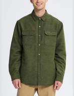 Picture of Burton Brighton Insulated Camicia Flannel Dusty Olive Twill Yarn Dye