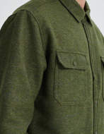 Picture of Burton Men's Brighton Insulated Flannel Dusty Olive Twill Yarn Dye