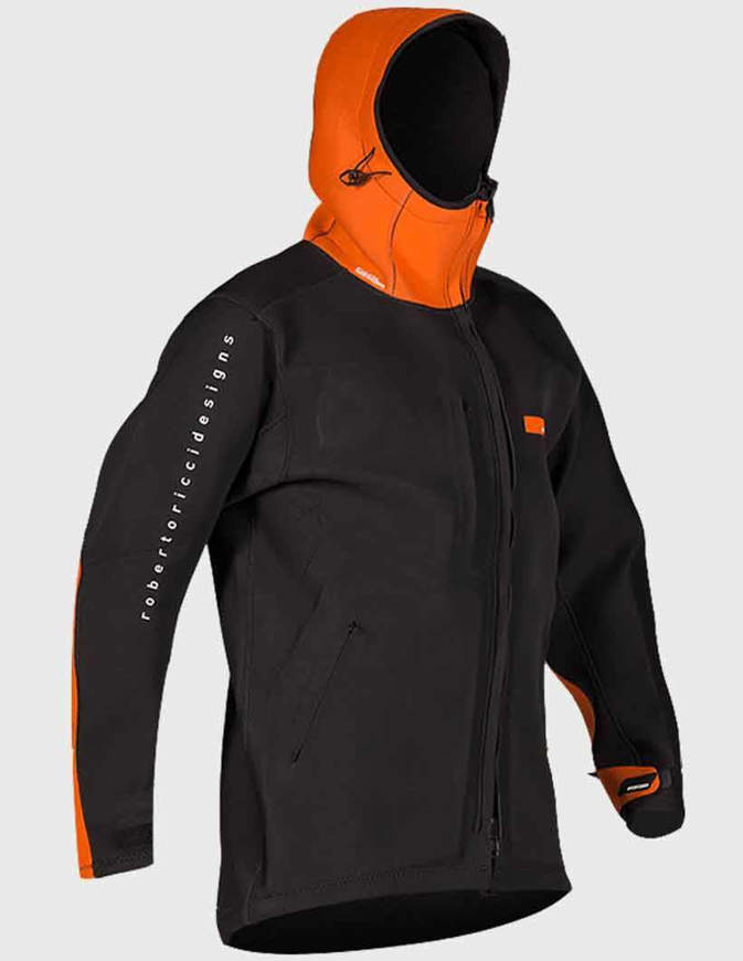 RRD Giacca Neoprene Long Jacket Orange/Black