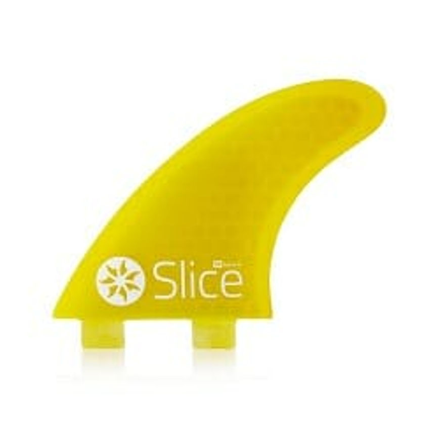 Slice S7 YELLOW Set pinne surf thruster 