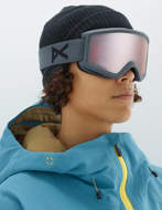 Picture of Anon Men's Anon Helix 2.0 Sonar Goggle Stealth / Silver Amber + Spare Lens