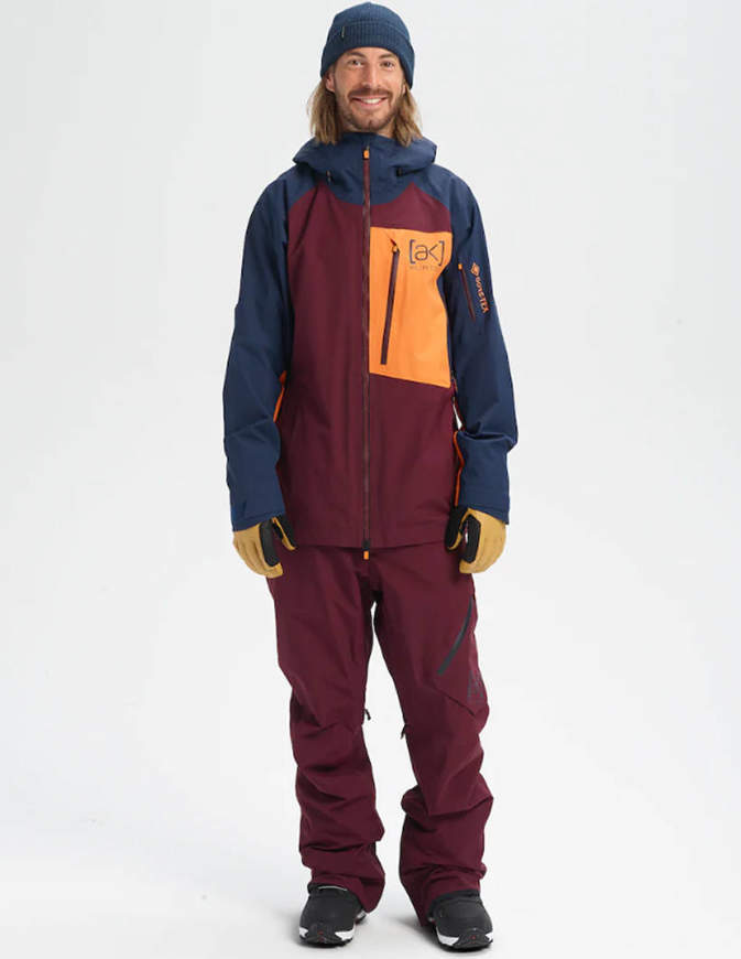 BURTON AK Gore-Tex Cyclic Giacca Snowboard Port Royal / Dress Blue / Russet Orange