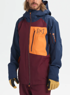 Picture of Burton Men's [ak] GORE‑TEX Cyclic Jacket Port Royal / Dress Blue / Russet Orange