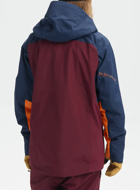Picture of BURTON AK Gore-Tex Cyclic Giacca Snowboard Port Royal / Dress Blue / Russet Orange