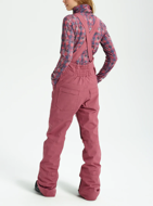 Picture of Burton Avalon Bib Women's Snowboard Pants Rose Brown