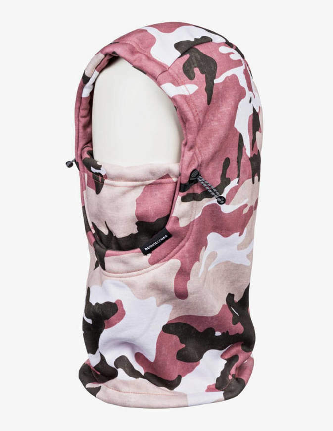 DC SHOES Hoodaclava - Passamontagna e Cappuccio da Snowboard 2 in 1 da Uomo DUSTY ROSE WMN VINTAGE CAMO