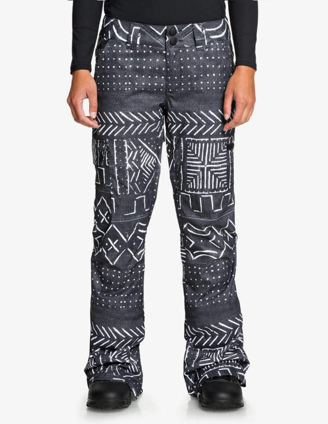 DC SHOES Recruit Pantaloni Snowboard Donna BLACK MUD CLOTH PRINT 