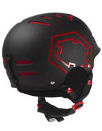 Picture of OUT OF WIPEOUT Snowboard Helmet 2020 Black red