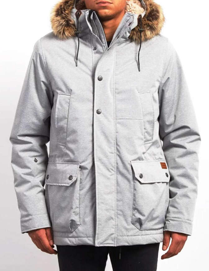 Volcom Giacca Lidward Parka Light Grey 