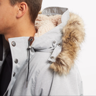 Picture of Volcom Jacket Lidward Parka Light Grey 