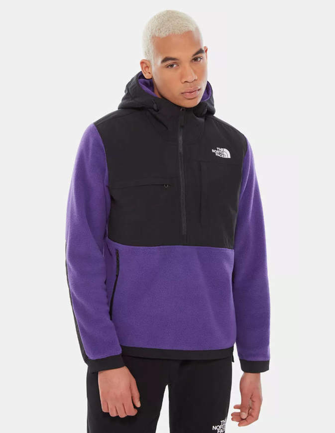 north face fleece purple