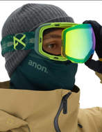 Impact Surf Shop Bari Anon Maschera 2020 M2 Deer Mountain con lente di ricambio e MFI mask incluso