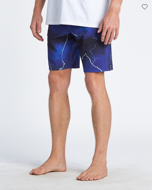 Picture of Billabong Ride The Lightening 19" - Printed Board Shorts for Men Purple 