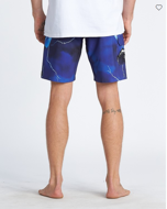 Picture of Billabong Ride The Lightening 19" - Printed Board Shorts for Men Purple 