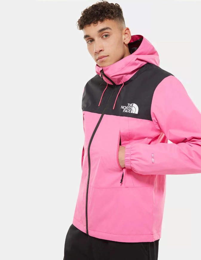 mens pink north face jacket