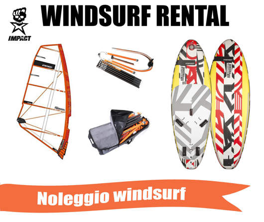 Noleggio attrezzatura Windsurf 