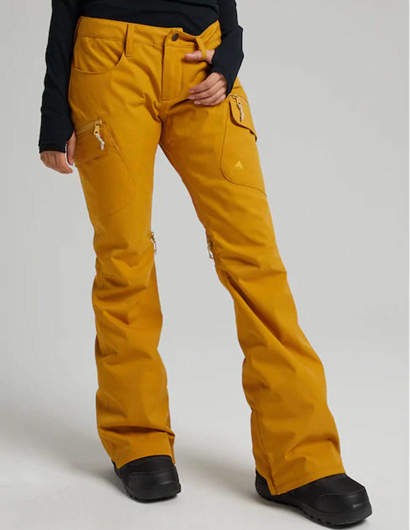 BURTON Pantaloni Snowboard Gloria Donna Gold 