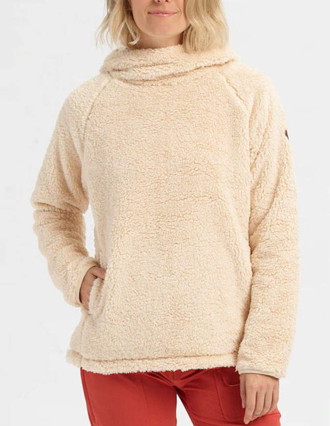 BURTON Felpa Donna Lynx Pullover Bianco 