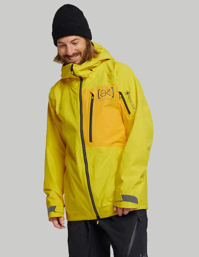 Burton Men's [ak] GORE‑TEX Cyclic Jacket Cyber Yellow - Impact shop action  sport store