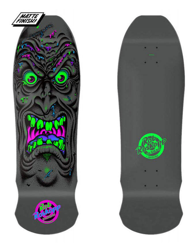 Santa Cruz - Tavola Skate Reissue Roskopp Face Blacklight 9.5in x 31in