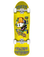 Skateboard Cruzade Sketchy Is Fun Giallo 9.0" x31