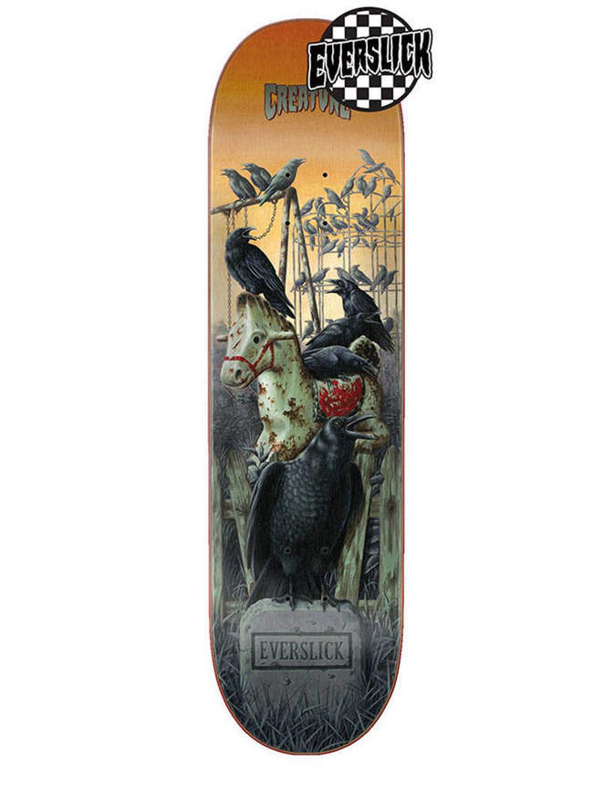 Skateboard completo Creature - Team Haunted Crows Everslick 8.5in x 32.25in
