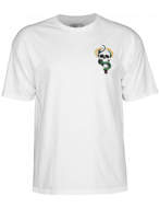 Powell Peralta Skull & Snake T-shirt Uomo Bianca