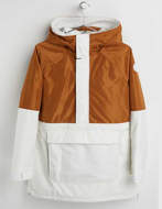 BURTON Giacca Anorak Donna Larosa Bianca/Arancione