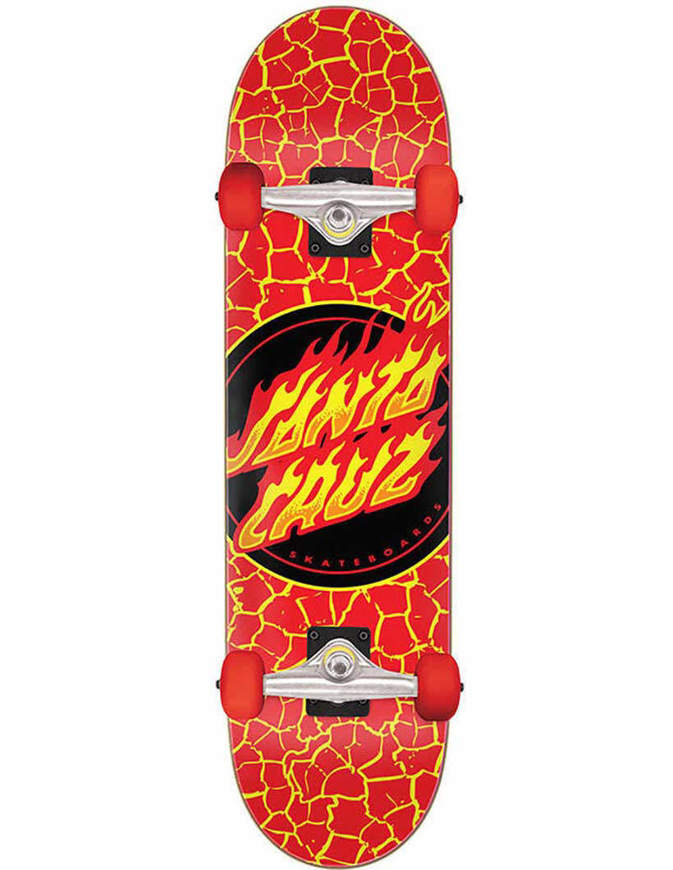 Skateboard Santa Cruz Flame Dot Full sk8 8.25 Completo