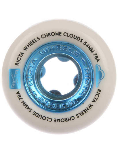 Ruote skateboard Ricta 54mm Chrome Clouds Blue 78a