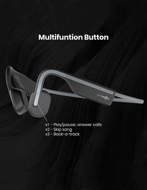 Cuffie Wireless Bluetooth Aftershokz Grigio