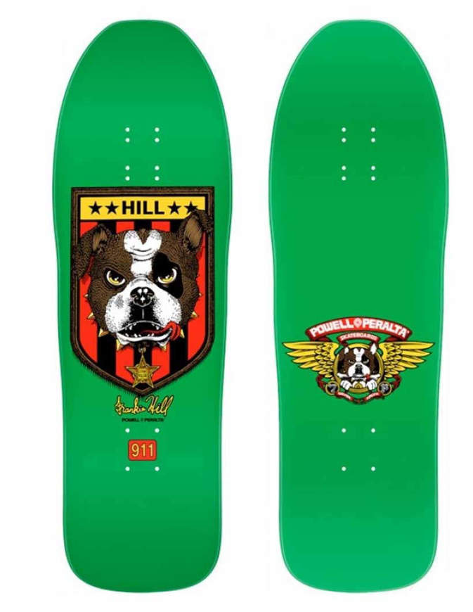 Tavola Skate Old School Deck POWELL PERALTA Frankie Hill Bulldog 10"