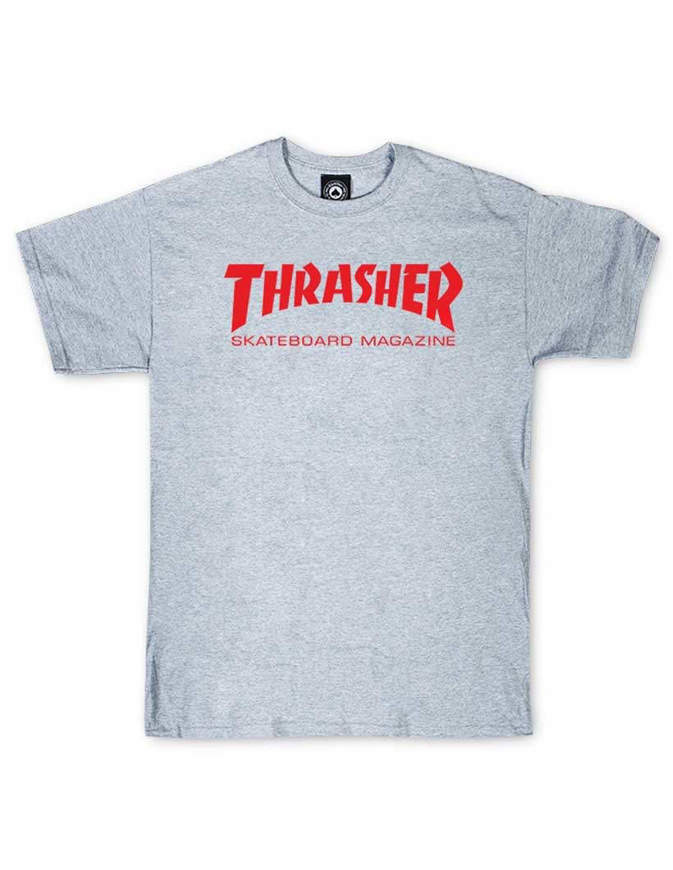 THRASHER T-Shirt Manica corta Skate Mag Grigia