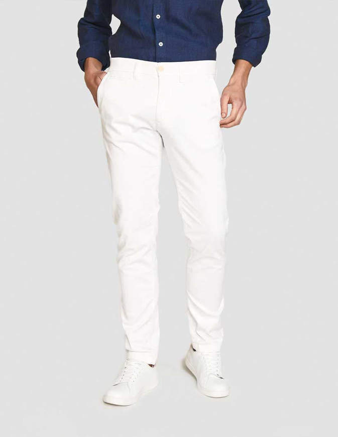 NORTH SAILS Pantaloni Chino Slim Fit Bianchi